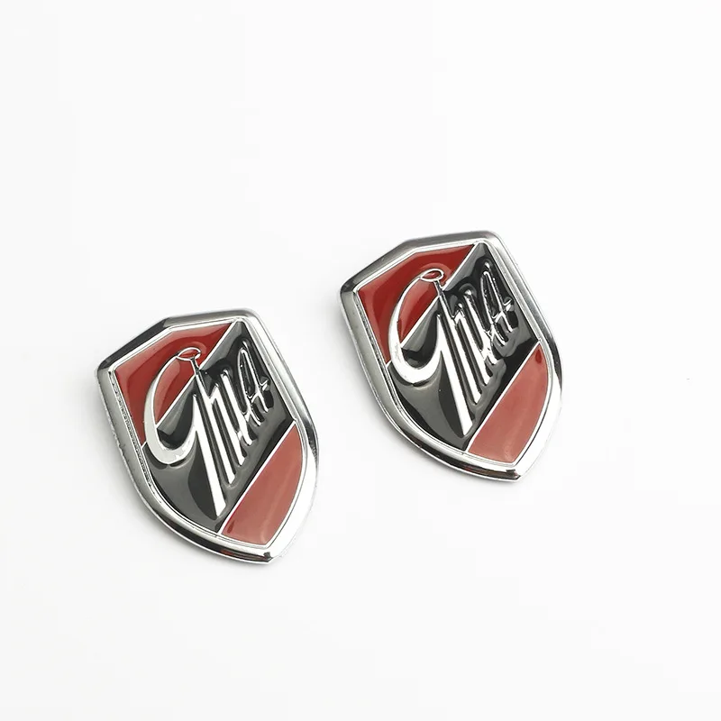 Custom Car Sticker Emblems GHIA Side Shield Logo Marked Stickers For  Focus 2 3 4 Mondeo Fiesta Ecosport Kuga Edge Explorer