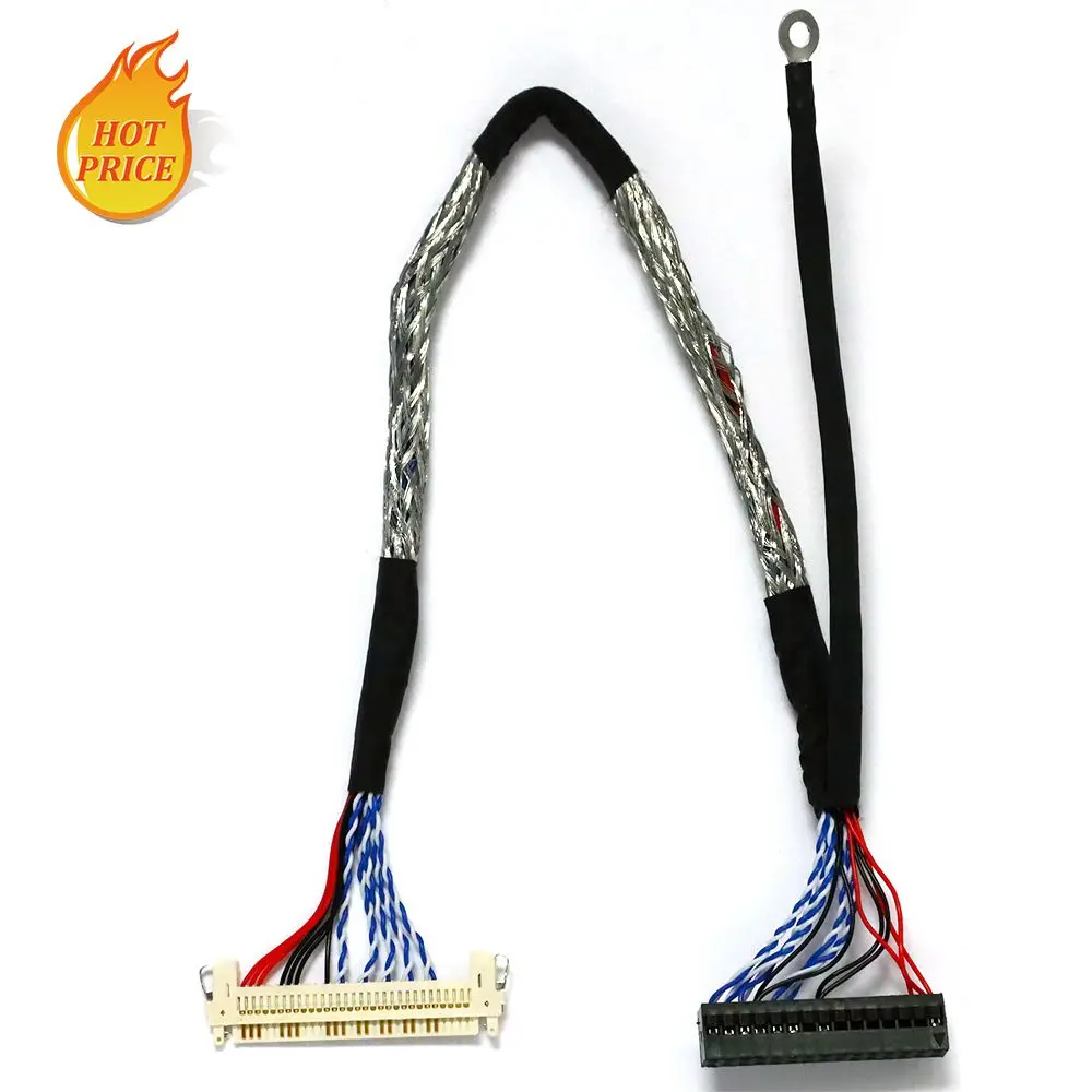 AWG 2 Flat Cable 19 Pin Cable for LVD Screen Laptops LVDS Cable Connection