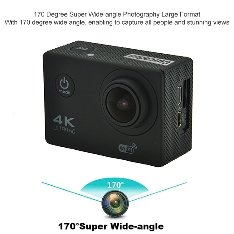 Cheap Price WIFI Waterproof Action Camera Cycling 4K camera Ultra Diving 60PFS Helmet bicycle underwater Sports 1080P Camera