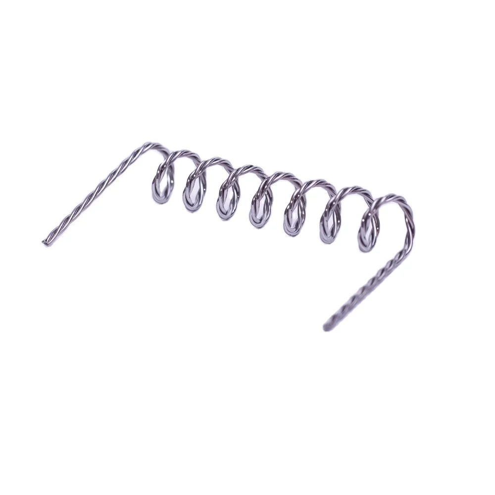 Equitable price tungsten resistance wire  0.7-1.0mm tungsten spiral wire coil filament