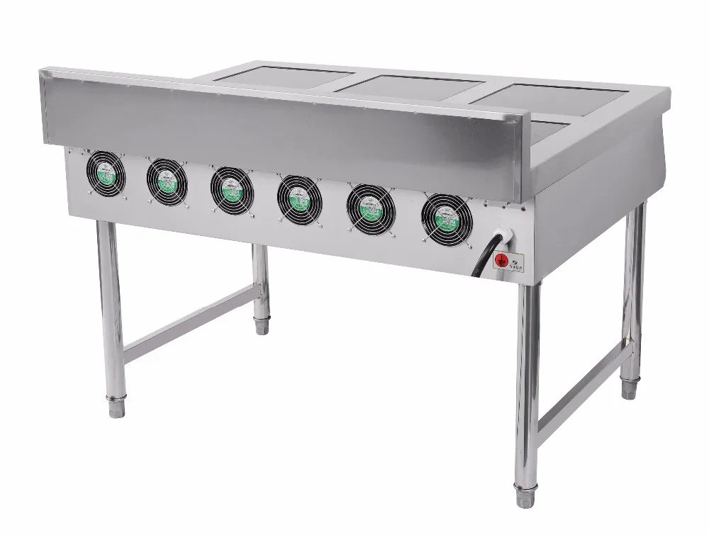 3.5KW four-cooker stainless steel multi-function commercial induction cooker