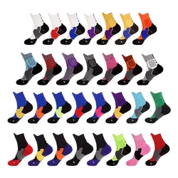 OEM Wholesale Basketball Socks Man Terry Absorbent Elite  Athletic Anti-slip Grip Basketball Sports Socks