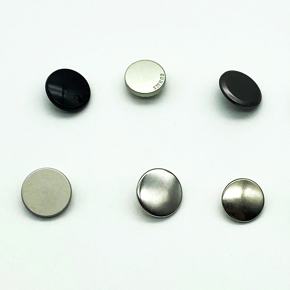 10mm 12mm Metal Snap Button Gunmetal Flat Brass Fastener 4 Part Snap Button Jacket Coat Made Durable Copper Clothing Decoration