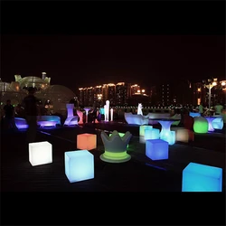 40cm Night Club, Party LED Cube,waterproof led cube chair