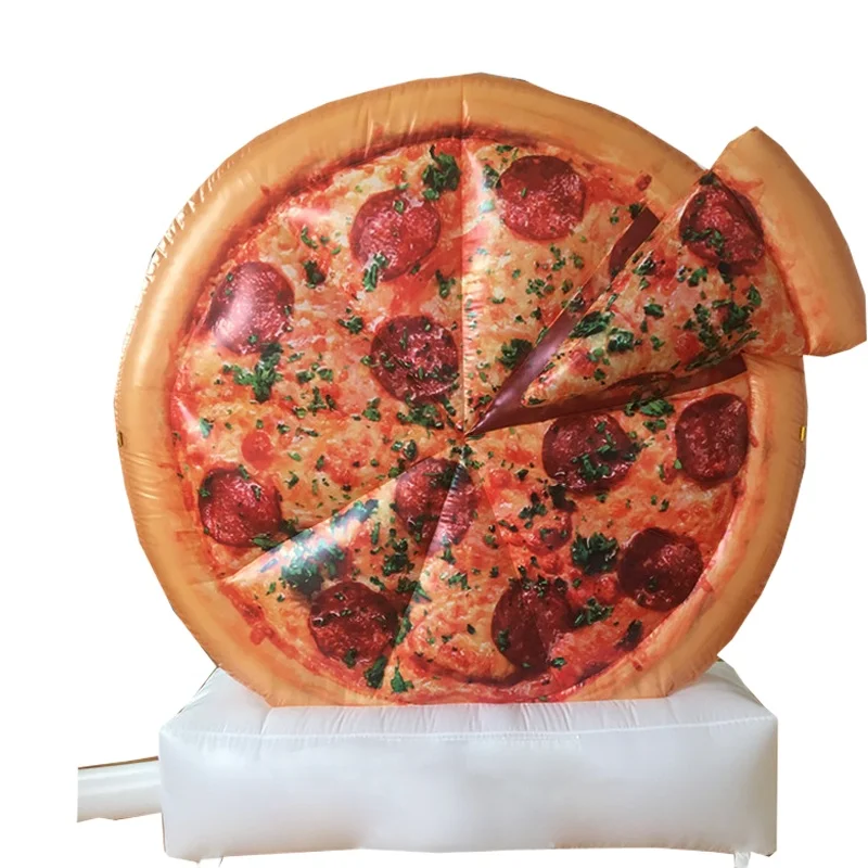 Inflatable food balloon model giant inflatable pizza for advertising inflatable