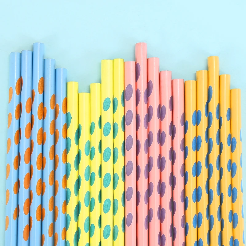 Cheap Price Woodless Hole HB Pencil Wood Free Plastic Standard Pencils for School Students Office Stationery