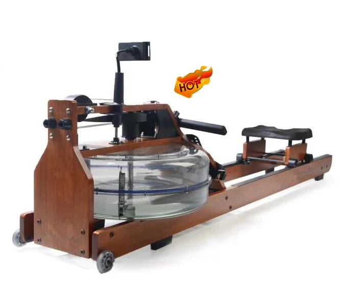 Professional Water Rowing High Resistance Rowing Machine Rower Fitness Machine Commercial Use Strength Gym Equipment Rowing