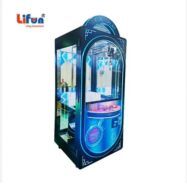 Factory Wholesale Custom Coin Operated Toy Arcade Claw Crane Machine Cheap Bill Operation Doll Claw Machine With Bill Acceptor