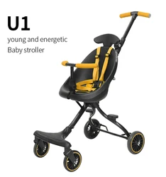Eco-friendly Light weight foldable 4 wheel stroller for children / safety baby kids baobaohao stroller