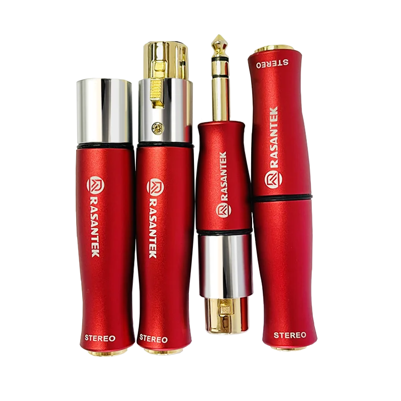  Позолоченный адаптер Rasantek 1/4 TRS в XLR сбалансированный