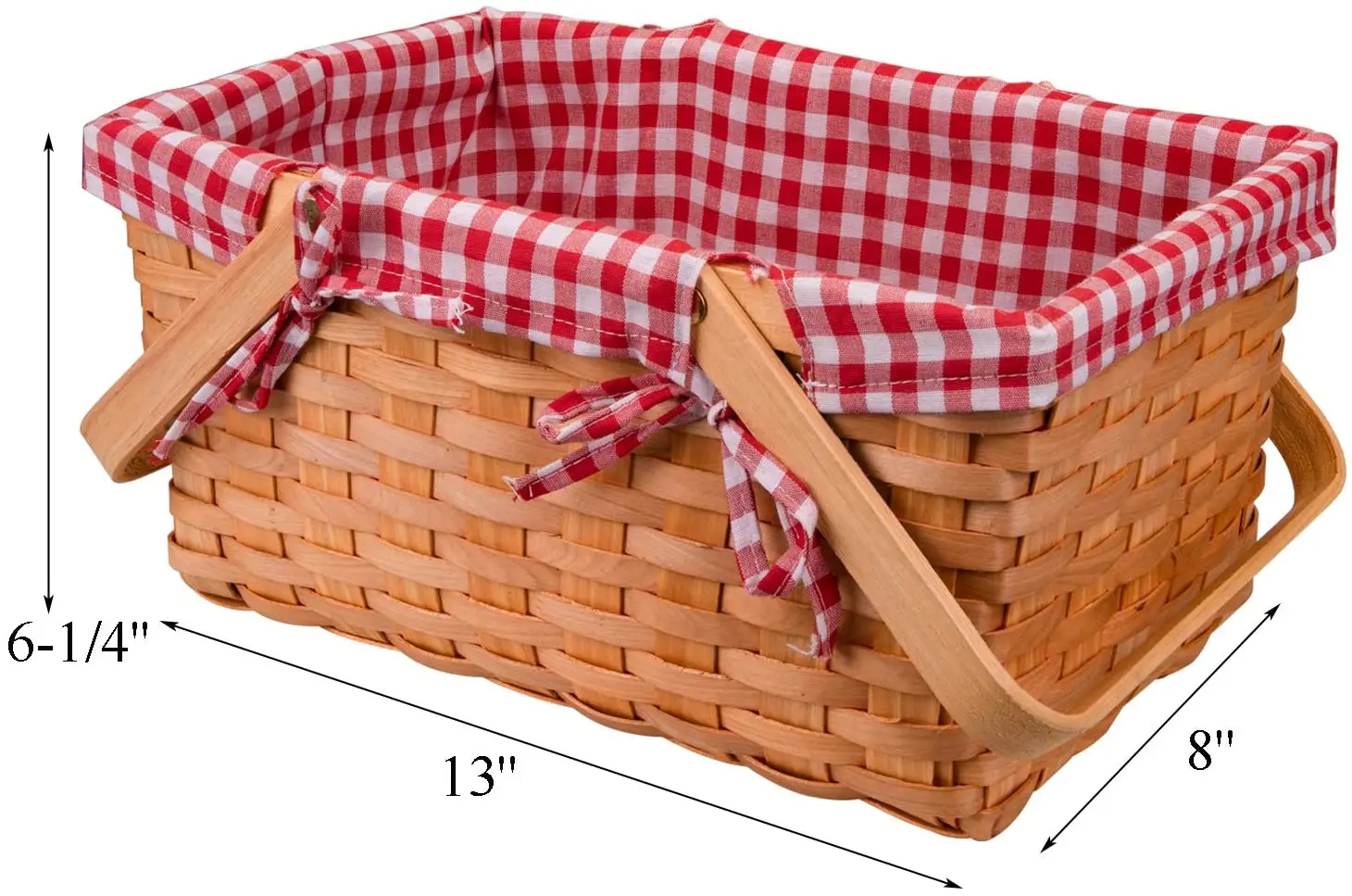 2 person handcraft weaving gift basket woven wicker picnic baskets