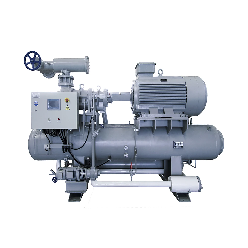 Low Pressure Booster refrigeration system screw compressor unit