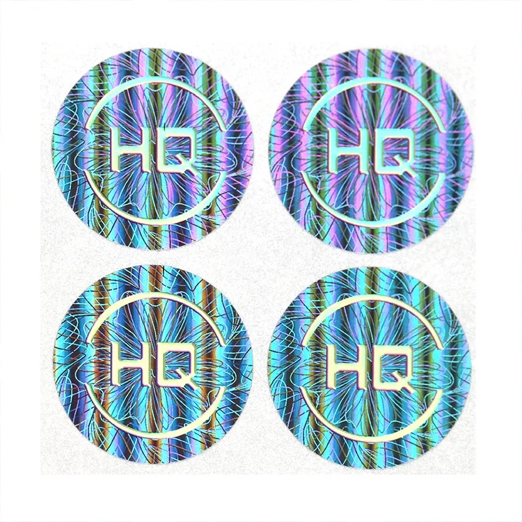 Custom Printing Private Logo Hologram Stickers Security Self Adhesive Labels