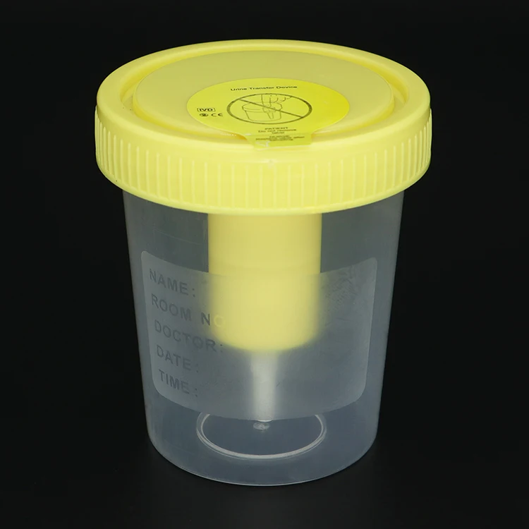 EO sterile yellow cap vacuum urine container 120 ml with 5ml urine tube