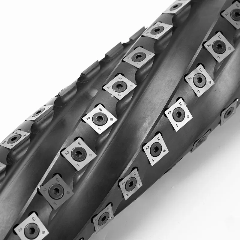 Best-selling Spiral Light Cutterhead for Woodworking Machine Planer Cutter Head Mold Spindle