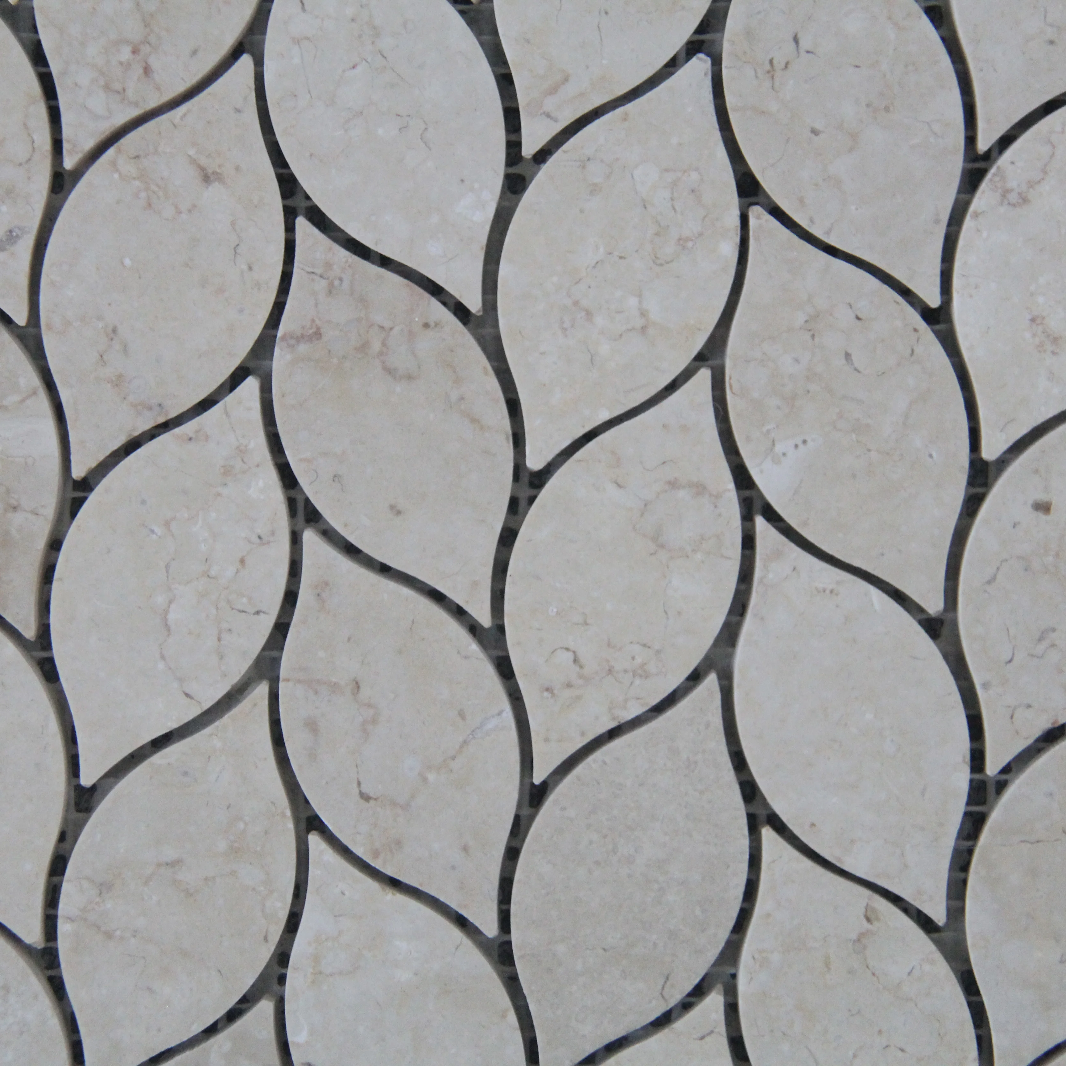 BOTON STONE Wholesale 3DChina Cheap Price Leaf Mosaic Tile Wall Decoration Mosaics Marble