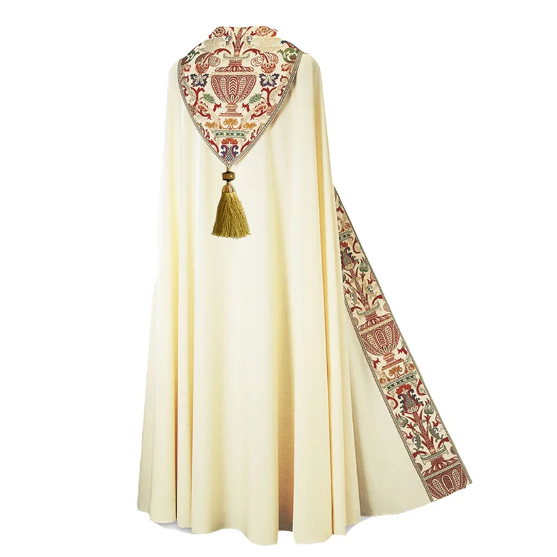 Abayas for Womens Embroidered Dubai Style Loose Fit Long Cardigan Islamic Kaftan Robee Muslim Cloak with Tassel Accessories