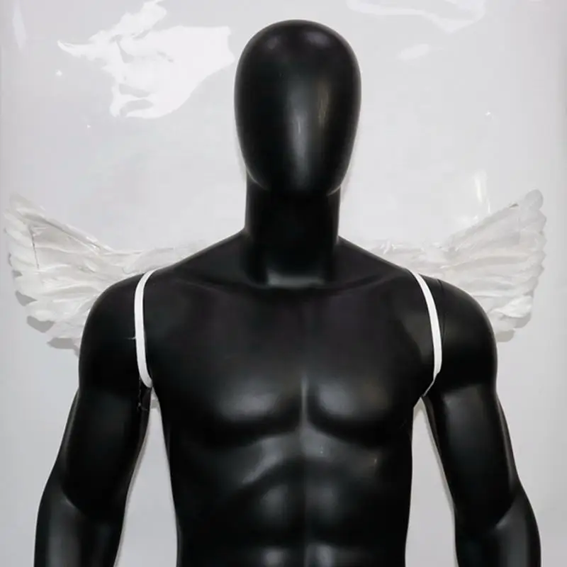 Halloween Feather Angel Wings, Role Play Movie Characters, Costume Accessories Masquerade Adult Child