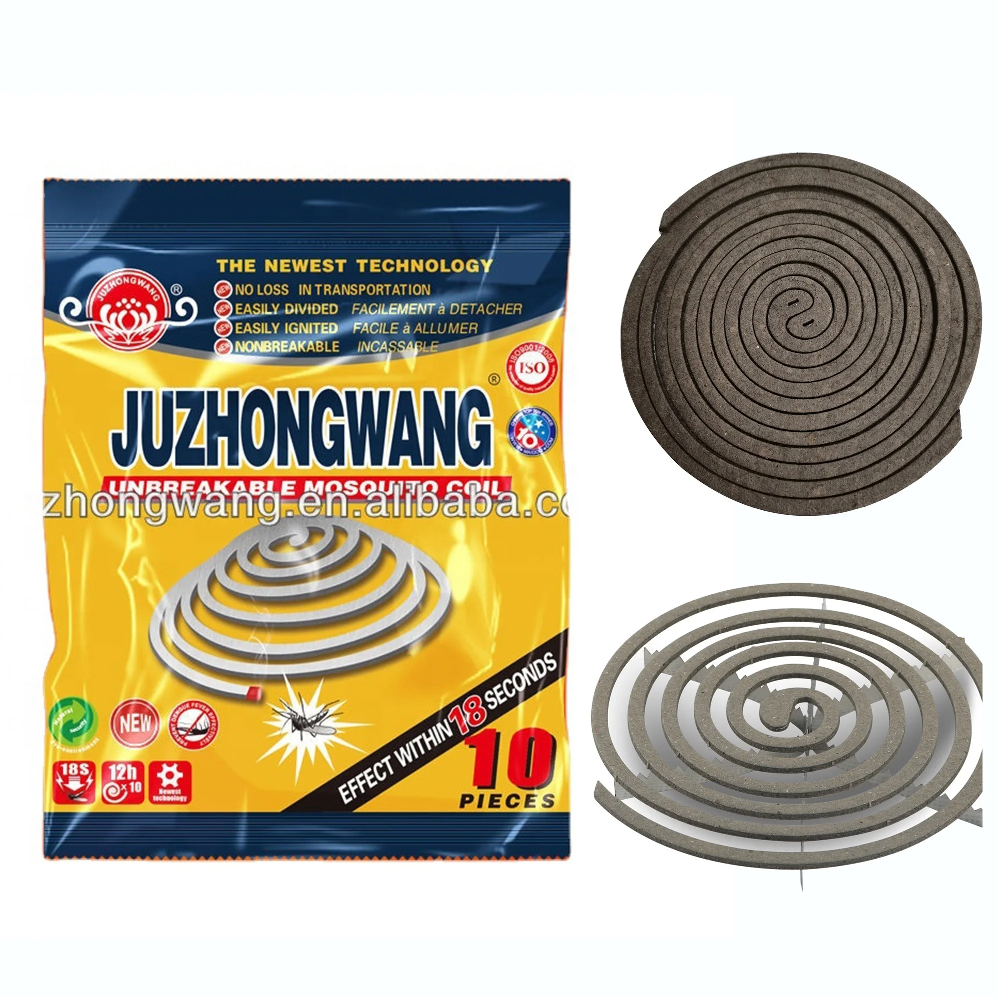 Long lasting Pest Control Room Mosquito Control Smokeless Mosquito Coil 140MM