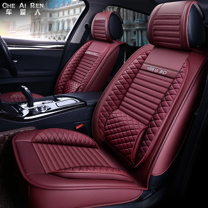 
Auto seat cushion high quality leather material car seat cover 