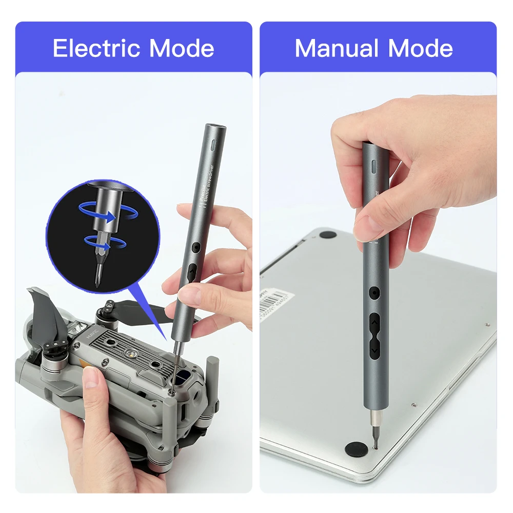 120 in 1 Precision Electric Screwdriver Set Mini Rechargeable Kit Cordless Wireless Bits for Xiaomi Cell Phone Mobile Laptop PC
