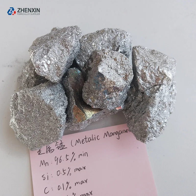 Hot Sale  Manganese Metal Lumps for Steel Industry