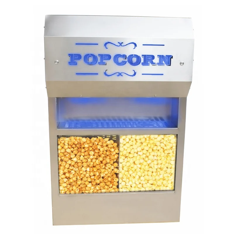 
Snack Food Shops Popcorn Thermal Insulation Cabinet Popcorn Warmer Counter Staging Cabinet Display HT-900 Popcorn Showcase 