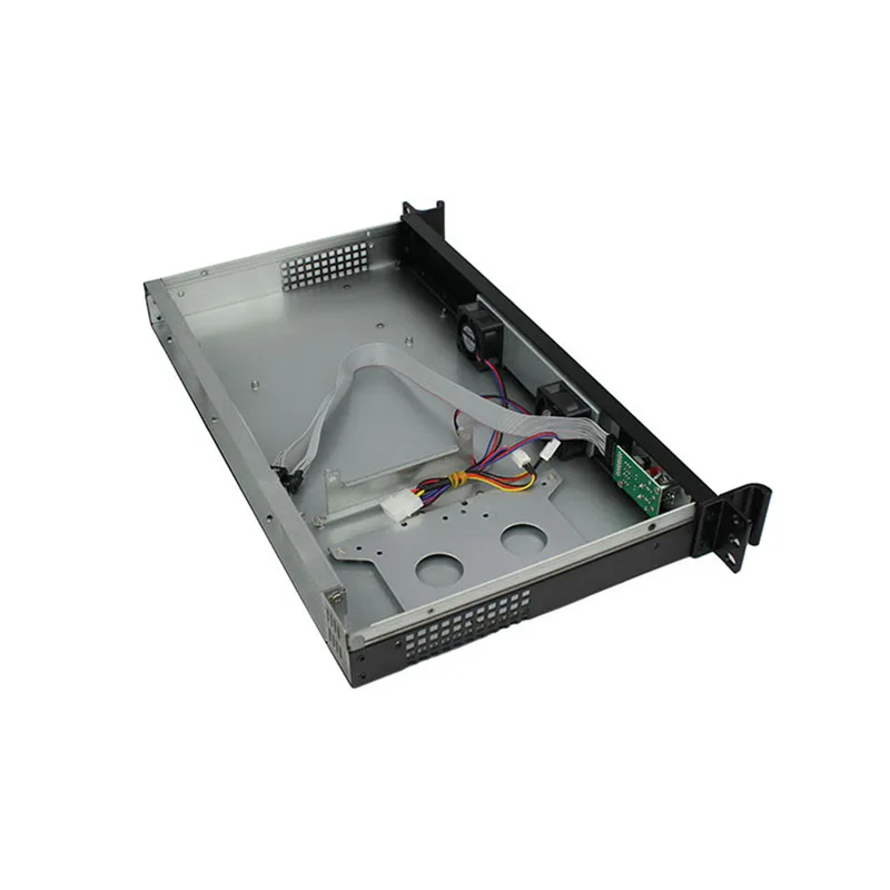 OEM rackmount 1U short body server computer chassis for mini ITX MB server case 1u
