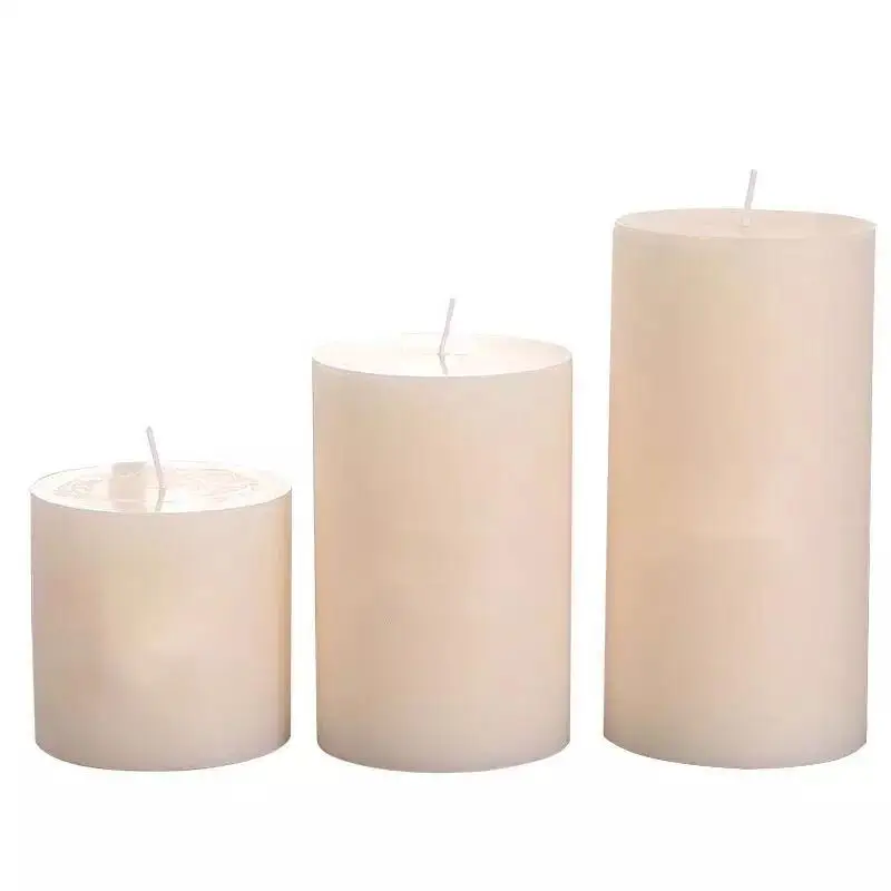 Decorative candle holder clear glass candle jars home decor pillar candles with glass