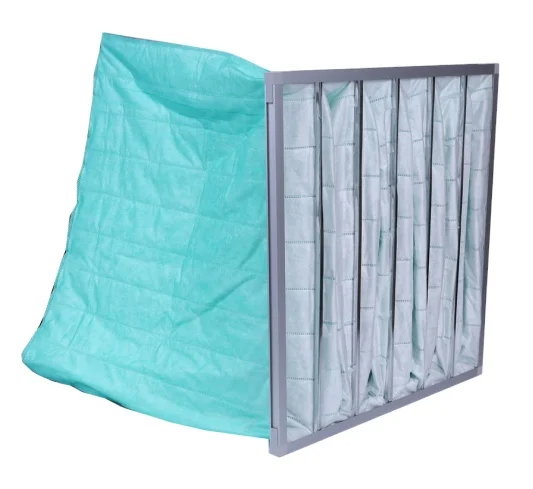Fresh Air System Polyester Non-woven Fabric F5 Medium Bag Pocket Filters For Ventilation