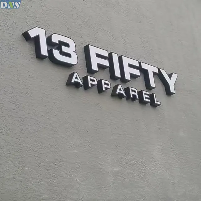 3d smoke led laser cut metal with light open sign for shop frontlit backlit letters