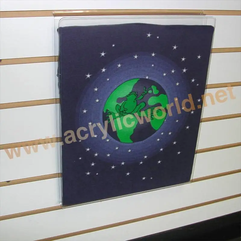Factory New High Grade Acrylic Plastic Slatwall Shelf
