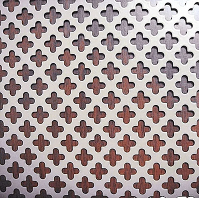 Decorative perforated punching copper grill metal mesh screen