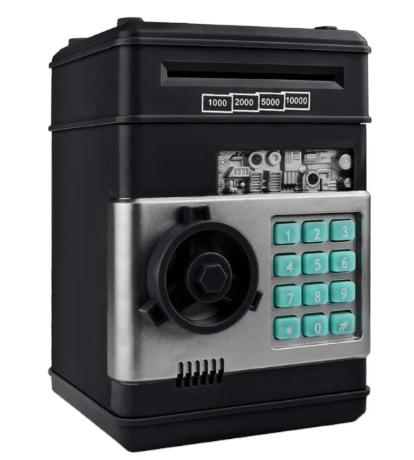 Children Gifts Music Automatically Rolls Money Children Digital Coins Cash Saving Electronic Piggy Bank Safe Money Box