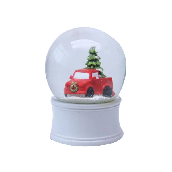 Недорогой стеклянный сувенир в виде снежного шара для рождественского декора, Водяной Шар