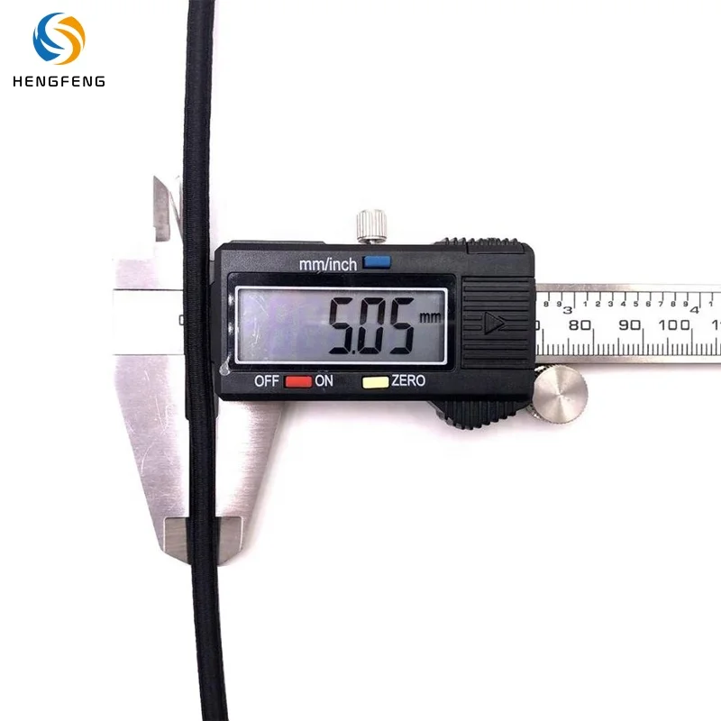 Custom Hoodie String Stretch Custom Round Oval Garment Elastic Draw Cord Black Pants Rope Drawcord