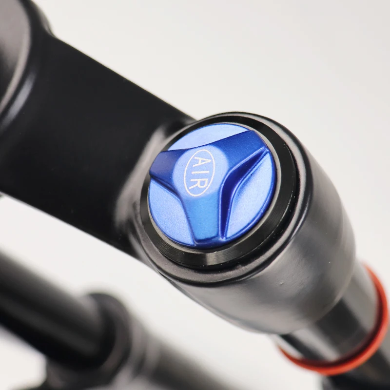 Mountain Bike Air Fork Front Fork Bicycle Shock Absorber Tube Bike Fork Remote Control 27.5 29 32mm Suspension  MTB  Forks