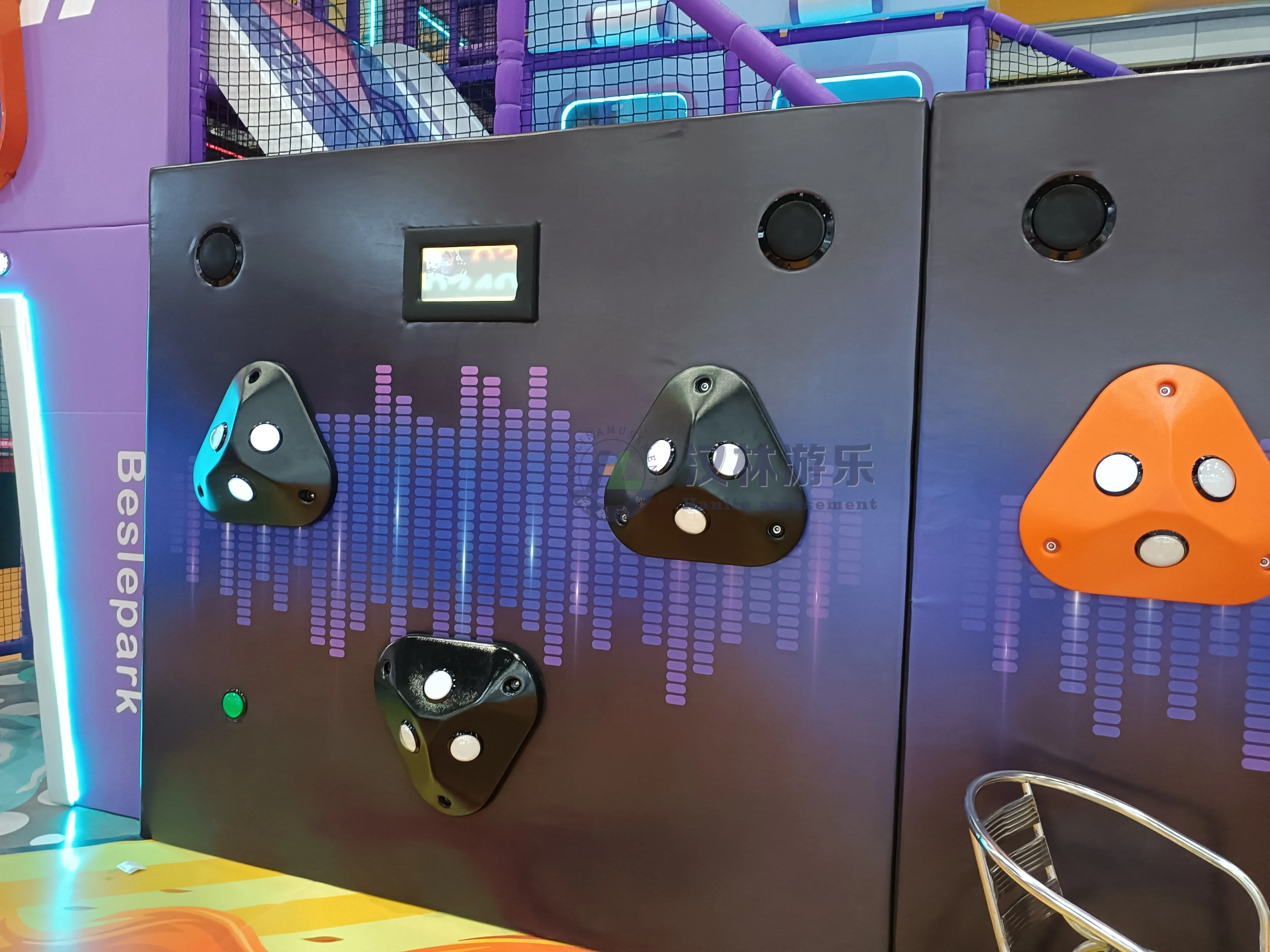 Children Interactive Wall Indoor Playground Equipment Games Reaction Lights Training