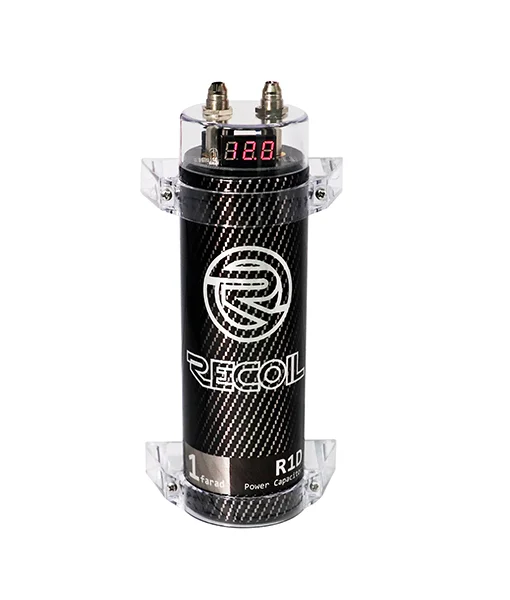 Simple R1D 1.0 Farad Car Audio Energy Storage Reinforcement Capacitor with Digital Read-Out