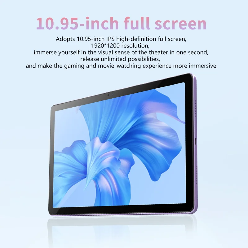 T90 10.95inch Android 5G Tablet GPS 6+128GB Memory 1200*2000 2K Touch Screen MTK Octa Core Kids Work Entertainment Study 5G