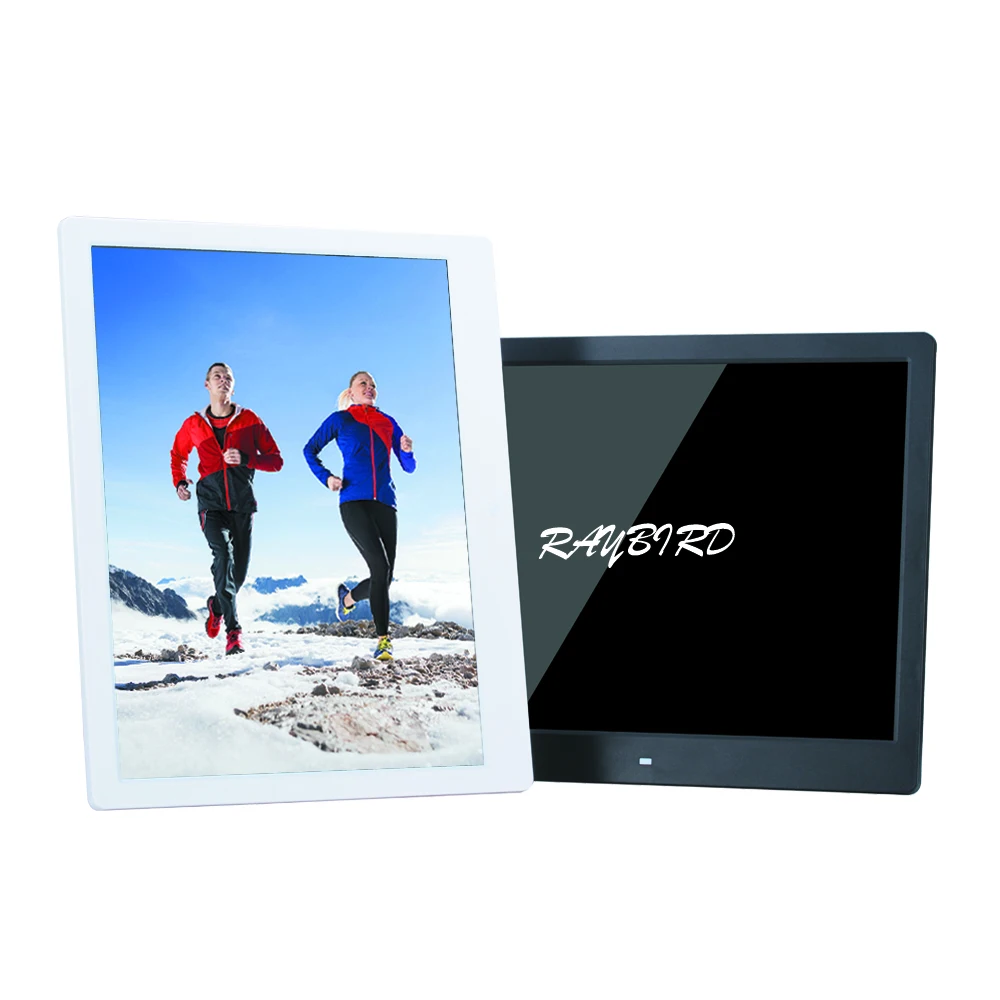 Auto power on 16 inch Digital Photo Frame Playing MP3 MP4 Video Digital Photo playback preload video display