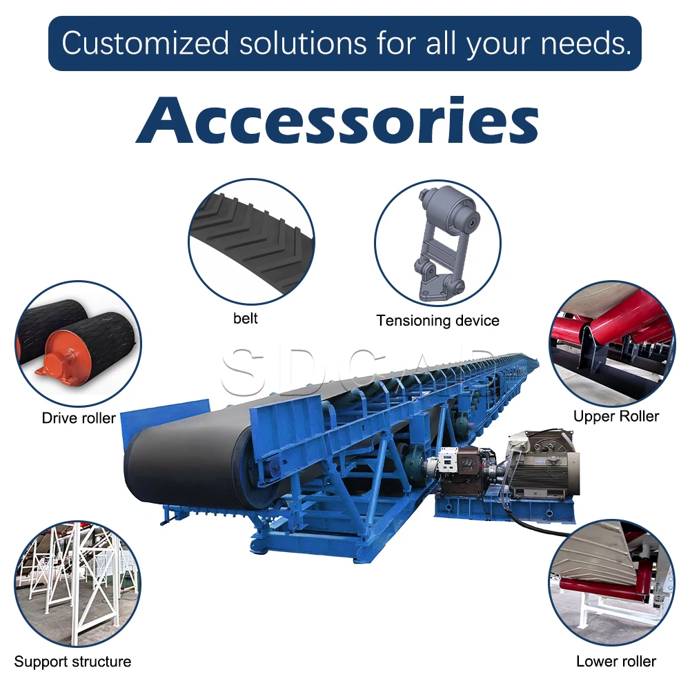 Hot Sale Barge stacker conveyor Portable Ship Loading Machine with best price