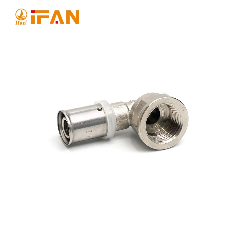 IFAN High Quality PEX Pipe Fittings for Floor Heating Pipe Pex Fittings Brass Elbow for Pex Cramp Fittings