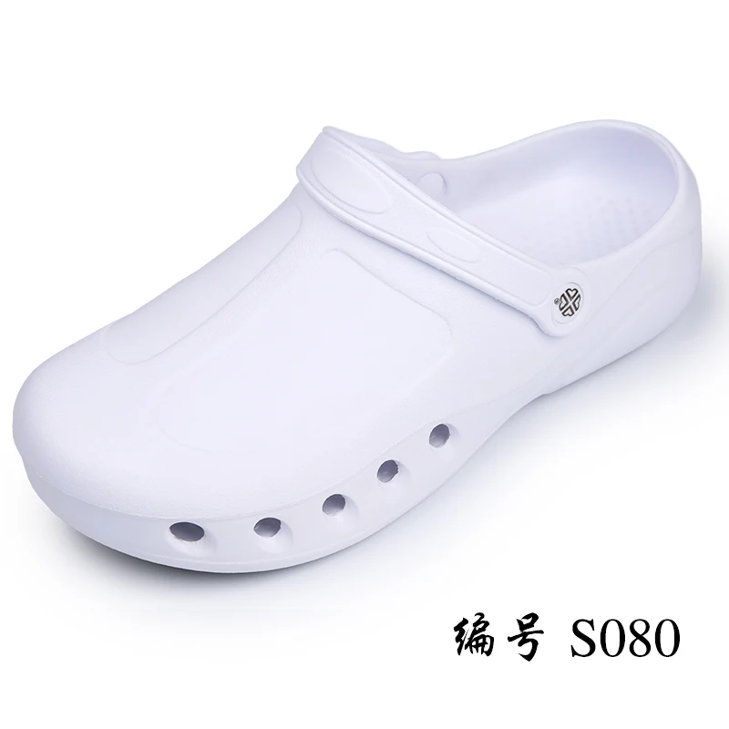 Waterproof and non-slip safety work shoes in summer dust-free workshop