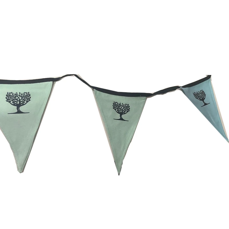 Hot sell festival celebration birthday PVC polyester paper bunting