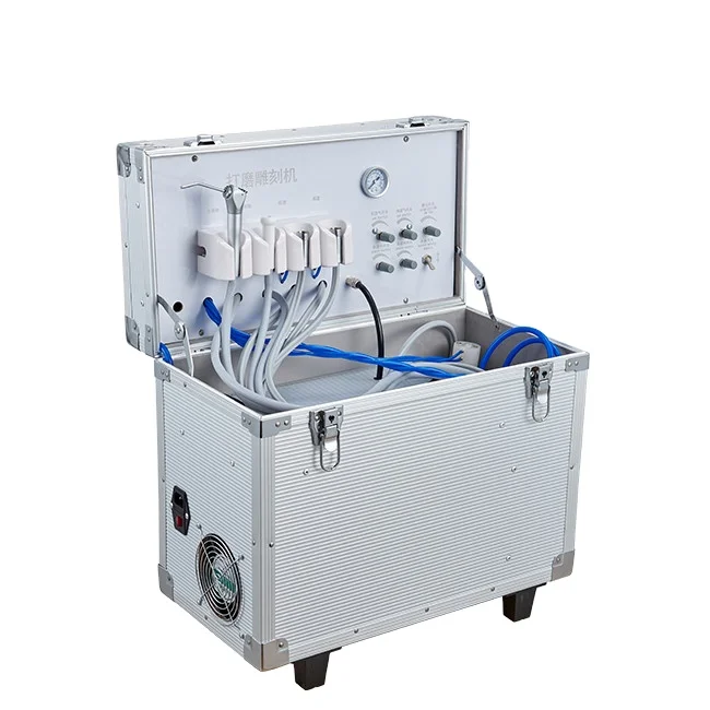 Dental Mobile Portable Dental Turbine Unit Built-in air Compressor,Dental Turbine Unit,Small Portable Dental Turbine Unit