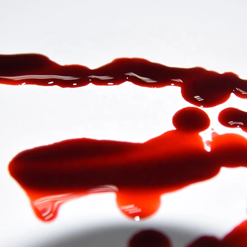 Customized party city fake blood with Quality Assurance incredible blood  for pranks halloween decoration cosplay OEM/ODM