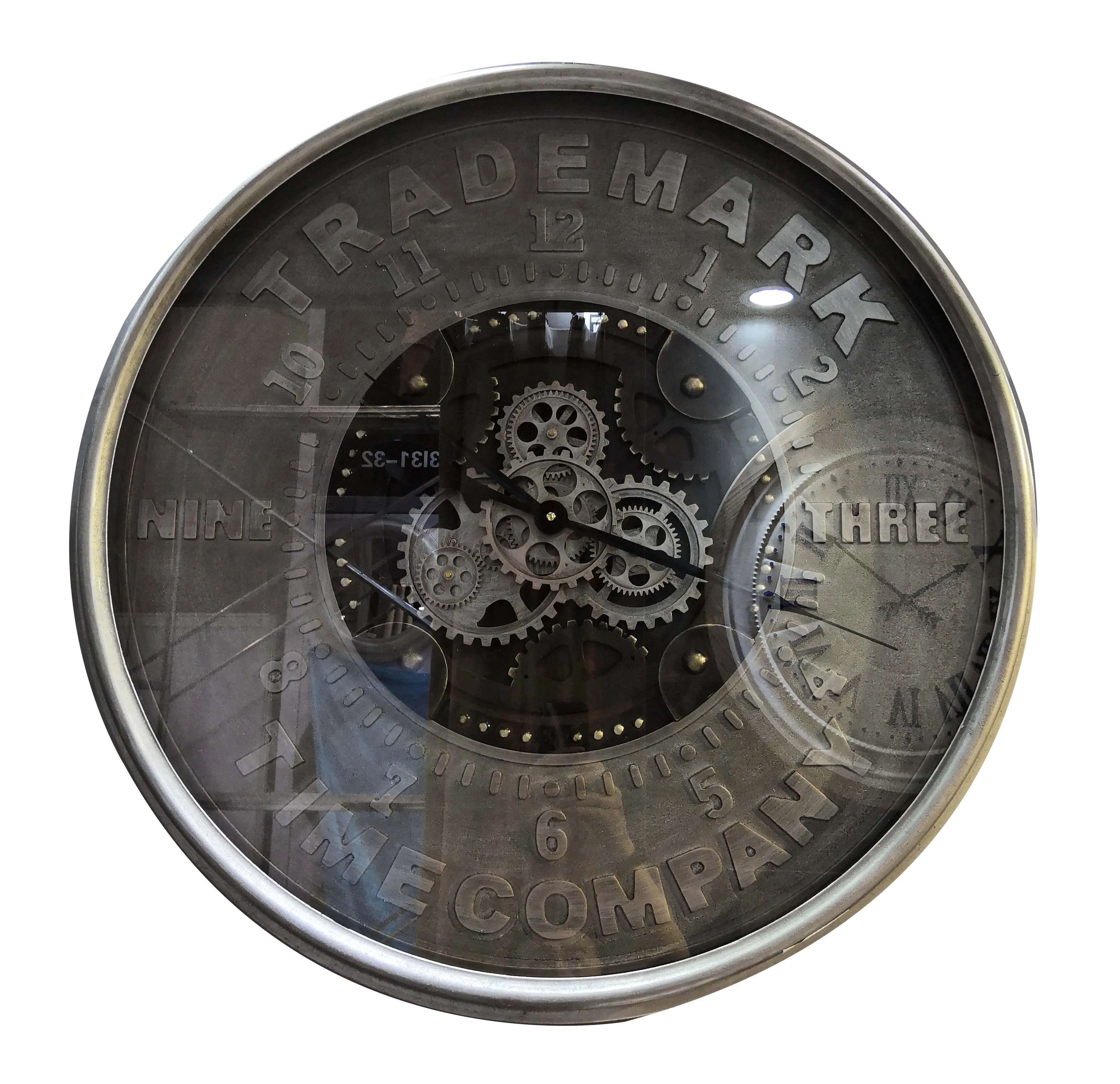 Лидер продаж, настенные часы с прямой поставкой от производителя, винтажные механические часы с подвижным механизмом