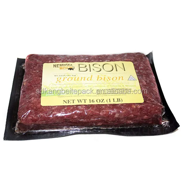 
Ground bison meat vacuum packing machine 