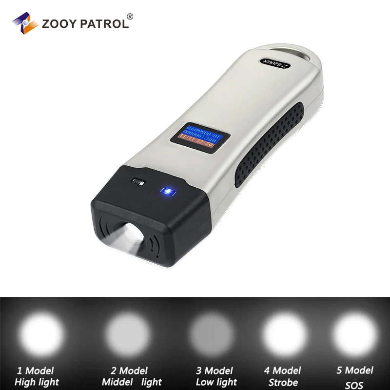 Z-6200X IP67 Security Clocking System 125kHZ RFID Night Guard Monitoring